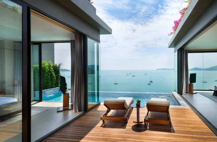 V Villas Phuket Two Bedroom Sea View Villa — аренда Ao Yon Phuket