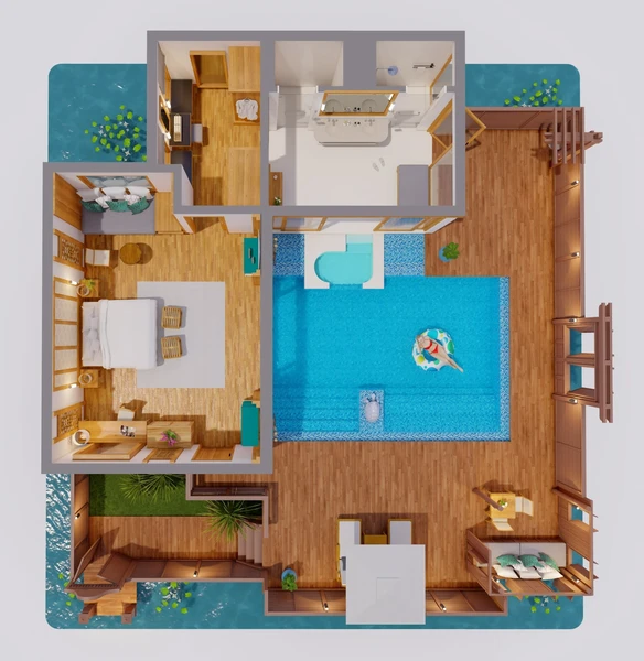 Yamu Pool Villa 3 Bedroom — аренда Cape Yamu — фото 1
